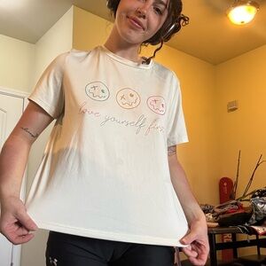 Source Unknown Cream Graphic Tee